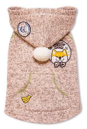 Touchdog Hippie Dog Hooded Sweater