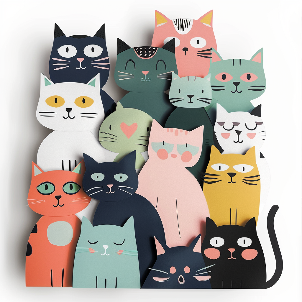Cat Metal Wall Art, Cute Cat Lover Decor, Whimsical Feline Wall Sign, Modern Pet Wall Decor for Living Room, Bedroom, Office Art